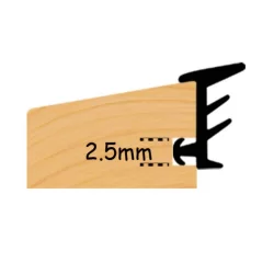 Tubex 6mm karmprofil Hvid