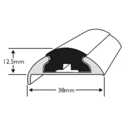 Aluminium 605 50mm Komplet