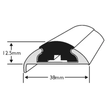 Aluminium 605 50mm Komplet