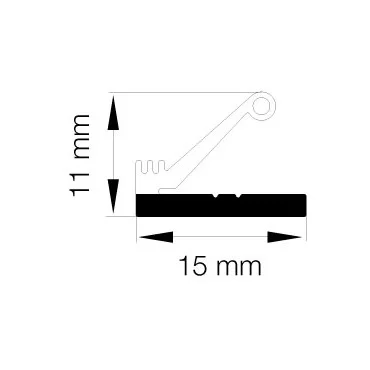 Primo 5792 Grå - 6m Pakke