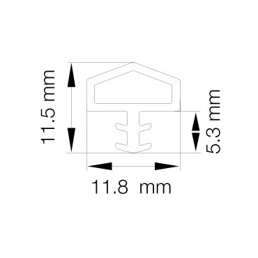 Primo 5792 Grå - 6m Pakke