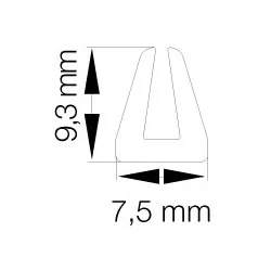 Primo 5792 Grå - 6m Pakke