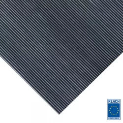 3mm finrillet gummiplade