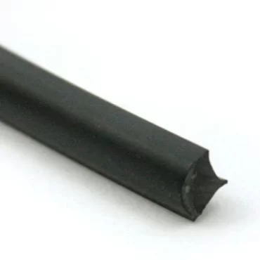 Låsekile PVC 9.5mm Sort