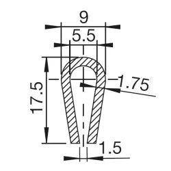 U-Profile 5.5mm Rounded