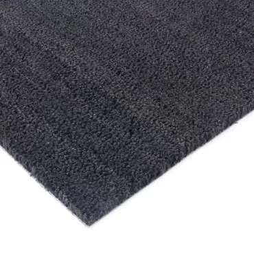 Coir doormat black 100cm