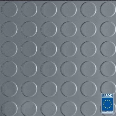 3mm Grey Coin Rubber Matting 1200mm
