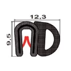 Edge Trim 0,5-2mm w. sideseal