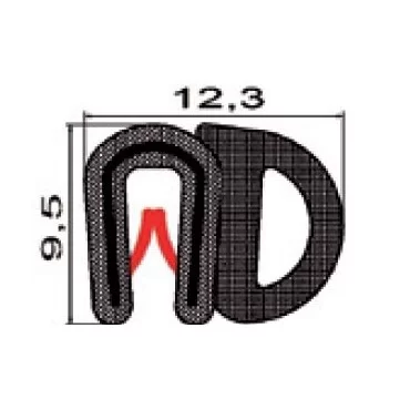 Edge Trim 0,5-2mm w. sideseal