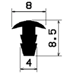 T-Profile 2,5mm
