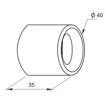 Door retainer female part