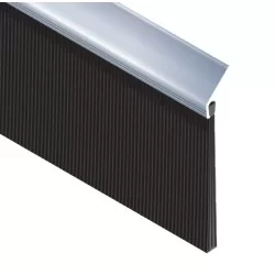 Brush Strip 45 Degree 30mm 3M - Aluminium