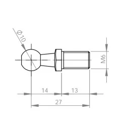 Ball Ø10mm Steel