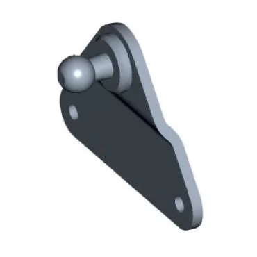 Ball bracket Ø10mm Steel