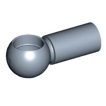 Ball head to Ø10mm Steel