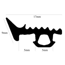 Primo 5160 Black / P8015 - Sold in meters