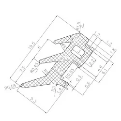 Window Profile Model 555