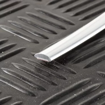 Chrome list 12mm w. adhesive