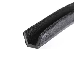 Flocked 6mm u-profile w.felt