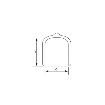 Ø9.5mm stopper round