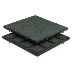Rubber Tiles Grøn 30mm 500x500mm