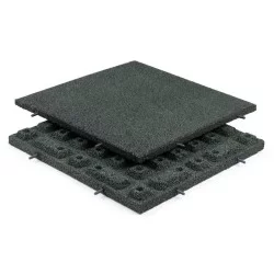 Rubber Tiles Green 40mm 500x500mm