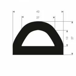 D-Fender 42x27mm EPDM Black