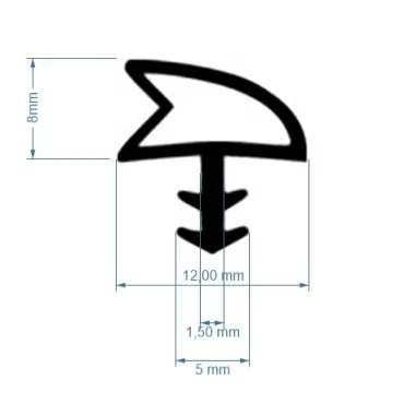 Sealing Profile ADTP-410W - Per Meter