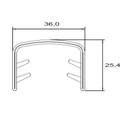 28-32mm Edge Trim Black