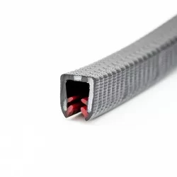 3,5-8mm Edge trim POM Black