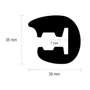 L35 Boat fender Black