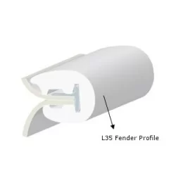 L35 Boat fender Black