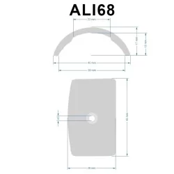 ALI68 Stainless End Cap