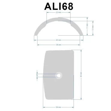 ALI68 Stainless End Cap
