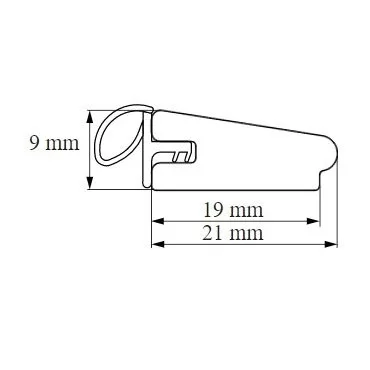 Primo 5117 White - 2,2m Length