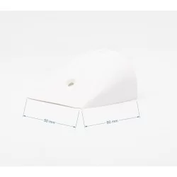 PVC49 Hvid afslutning