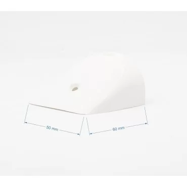 PVC49 Hvid afslutning