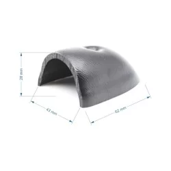 RADIAL 30mm PVC End piece