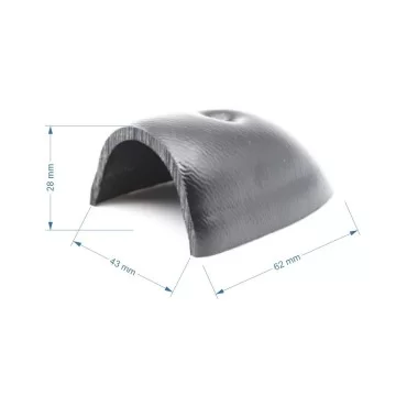 RADIAL 30mm PVC End piece