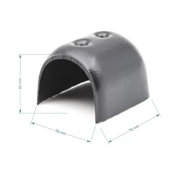 RADIAL 52mm PVC End piece