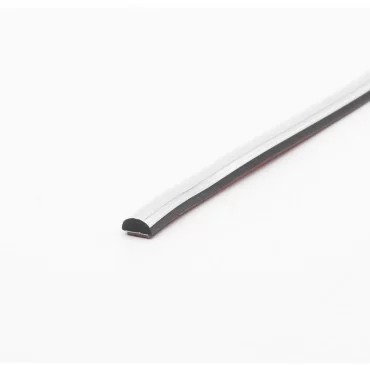 Chrome list 8mm w. adhesive