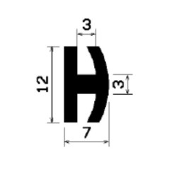 H-Profile 3mm
