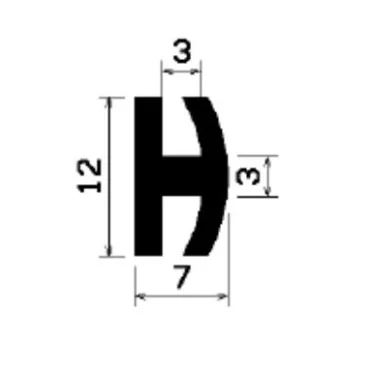 H-Profile 3mm