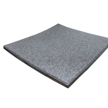 Rubber Tiles Grey 20mm 500x500mm