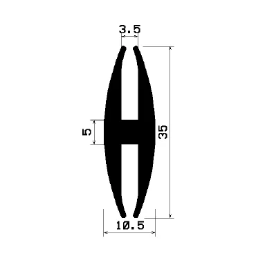 3,5mm H-Profile