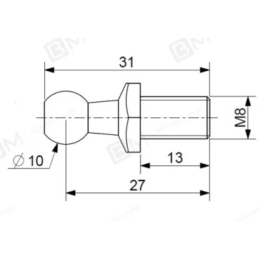 Ball Ø10mm Steel