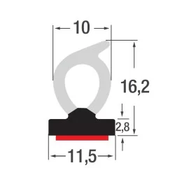 Sealing strip 8637 with...