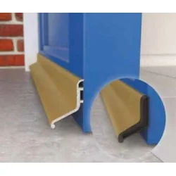 Water deflector for door