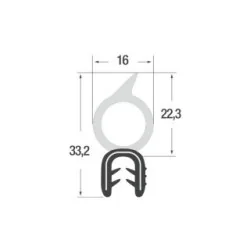 Edge Trim 8541 w. topseal