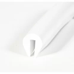 PVC40W Fenderliste Hvid